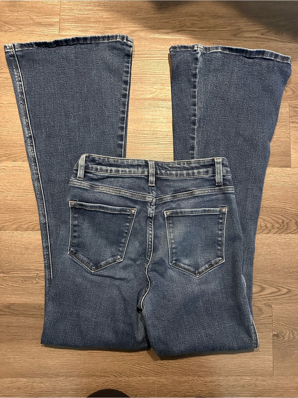Flying monkey cross over  Women's Blue Denim Jeans - Picture 2 of 3